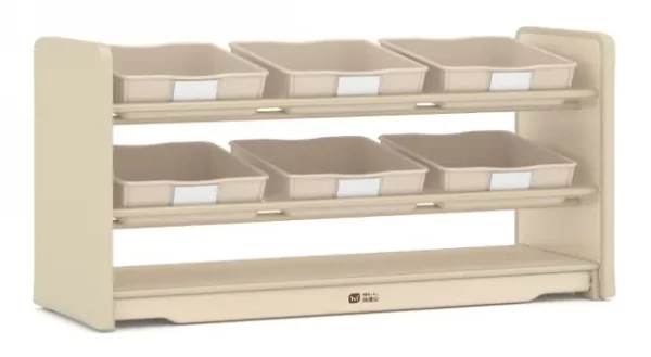 SNUGGLEE 3 LAYERS RACK L94xW32xH59cm 15mm Plywood with birch wood grain