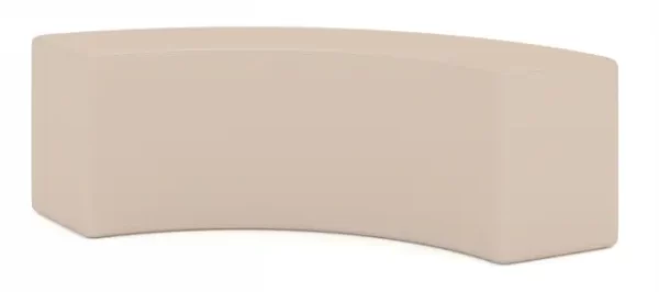 ARC BACKREST.BROWN L84xW31xH30cm PU and Foam