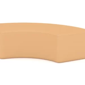 ARC BACKREST.ORANGE L56xW25xH15cm PU and Foam