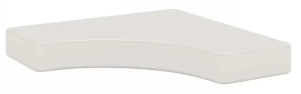 ARC SEAT KIT.LIGHT GREEN L100xW100xH15cm PU and Foam