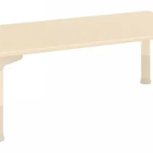 TODDLER RECTANGULAR TABLE L120xW60xH34-46cm adjustable Top: 25mm Plywood with birch wood grain Leg: Birch wood and plastic