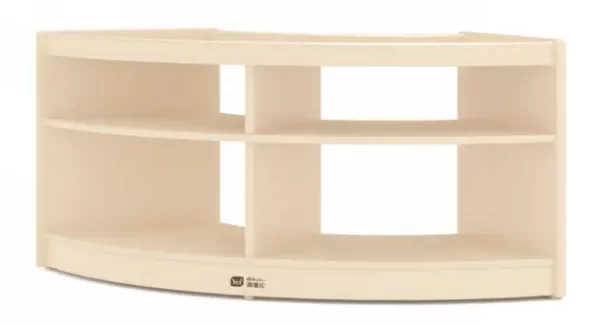 TODDLER INSIDE CORNER UNIT L83xW38.5xH51cm 15mm Plywood with birch wood grain