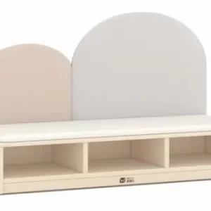SNUGGLEE 3 CUBBY STORAGE RACK L92xW35xH60cm 15mm Plywood with birch wood grain