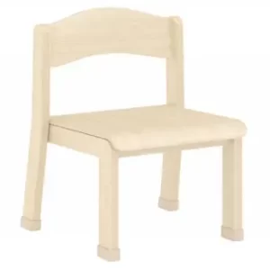 LUMIN STACKED CHAIR L36xW34.5xH55cm（Seat height:29cm） 18mm Plywood with Ash wood grain melamine paper