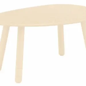 LINEA COFFEE TABLE L75xW51xH35/40cm adjustable 25mm Plywood with birch wood grain melamine paper
