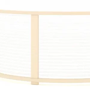 ARC BAFFLE L87xW22.5xH59cm Plywood and Acrylic