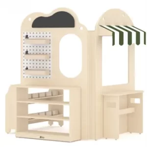 LINEA CLOUD BAZAAR U sharpL125xW105xH150cm L sharp,L170xW98xH150cm 15mm Plywood with birch wood grain melamine paper