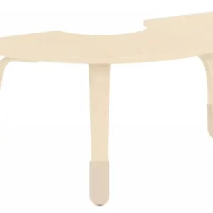 LINEA ARC TABLE L120xW60xH49/52/55cm adjustable 25mm Plywood with birch wood grain melamine paper