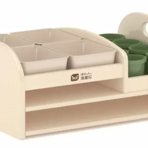 MULTI-FUNCTIONAL RACK L45xW35xH25cm Plywood with brich grain melamine paper