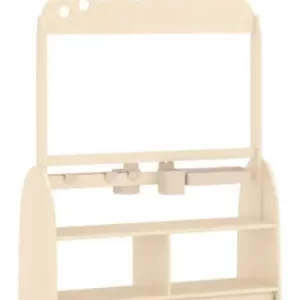 LINEA DRAWING RACK L91.4xW30xH130cm 15mm Plywood with birch wood grain melamine paper