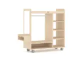 Mapora Multi functional Rack L105XW40XH110CM PLYWOOD AND MDF WITH MAPLE GRAIN MELAMINE PAPER