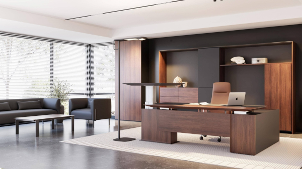 MESAS CAPRI EXECUTIVE TABLE ROBLE MEDIDA:Main table：W2000*D900