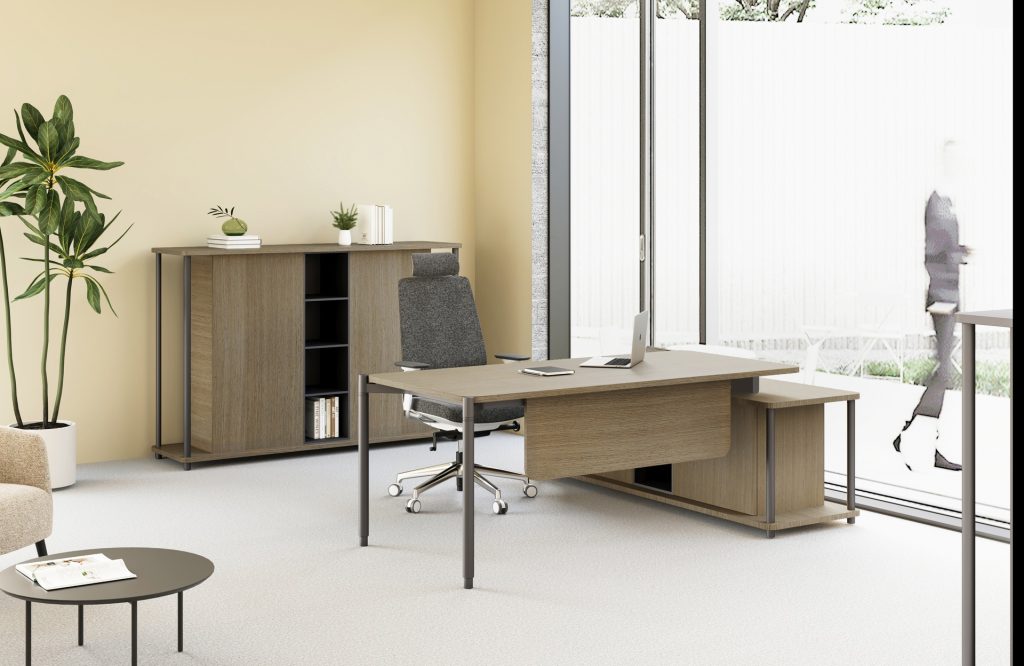 MESAS FLEX MANAGER TABLE ROBLE MEDIDA:W2100*D1800*H746