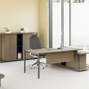 MESAS FLEX MANAGER TABLE WALNUT MEDIDA:W2100*D1800*H745