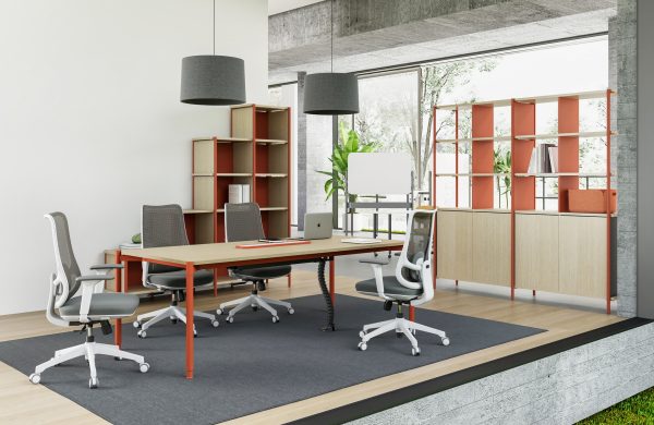 MESAS FLEX MEETING TABLE WHITE MEDIDA:W1800x D800 x H745