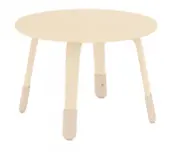 LINEA SQUARE TABLE 80XH49/52/55CM ADJUSTABLE 25MM PLYWOOD WITH BIRCH WOOD GRAIN MELAMINE PAPER