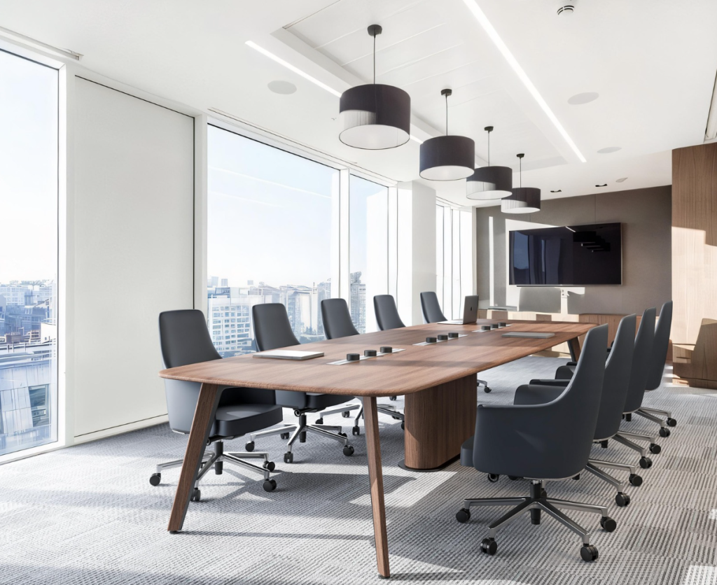 MESAS CAPRI MEETING TABLE ROBLE MEDIDA:W4200*D1400*H750mm