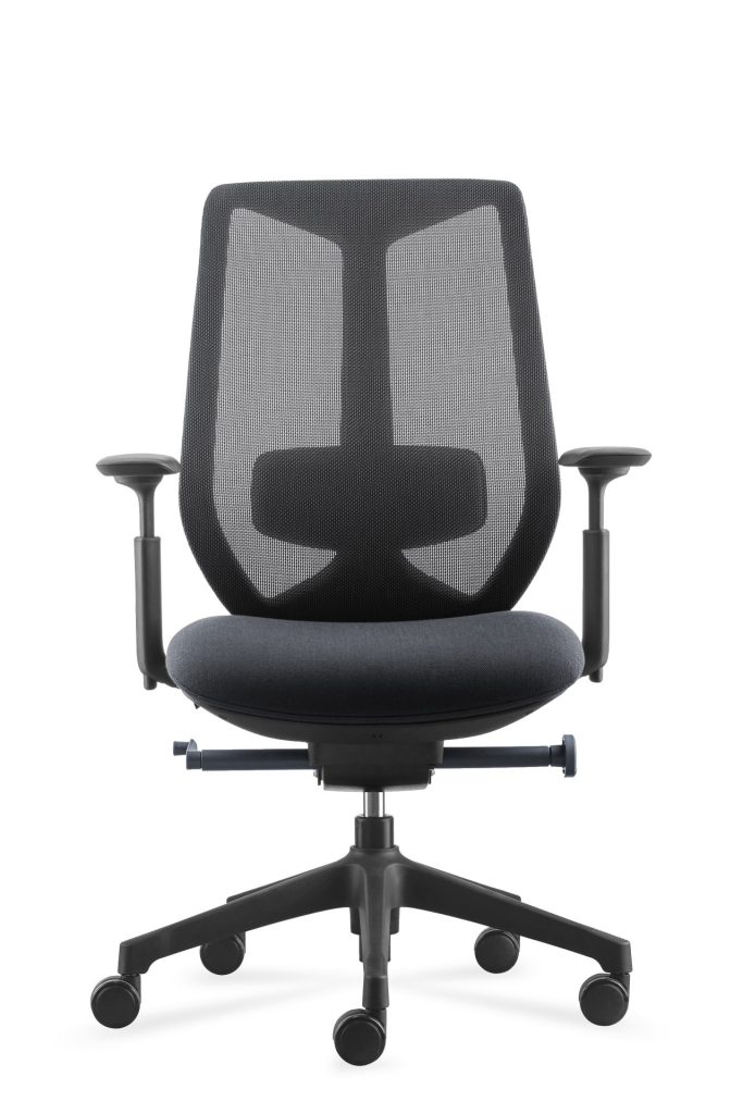 SILLAS TITAN MID BACK BLACK FRAME MEDIDA: