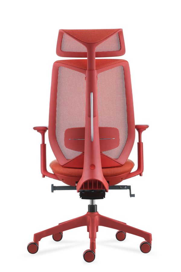 SILLAS TITAN HIGH BACK RED FRAME MEDIDA: