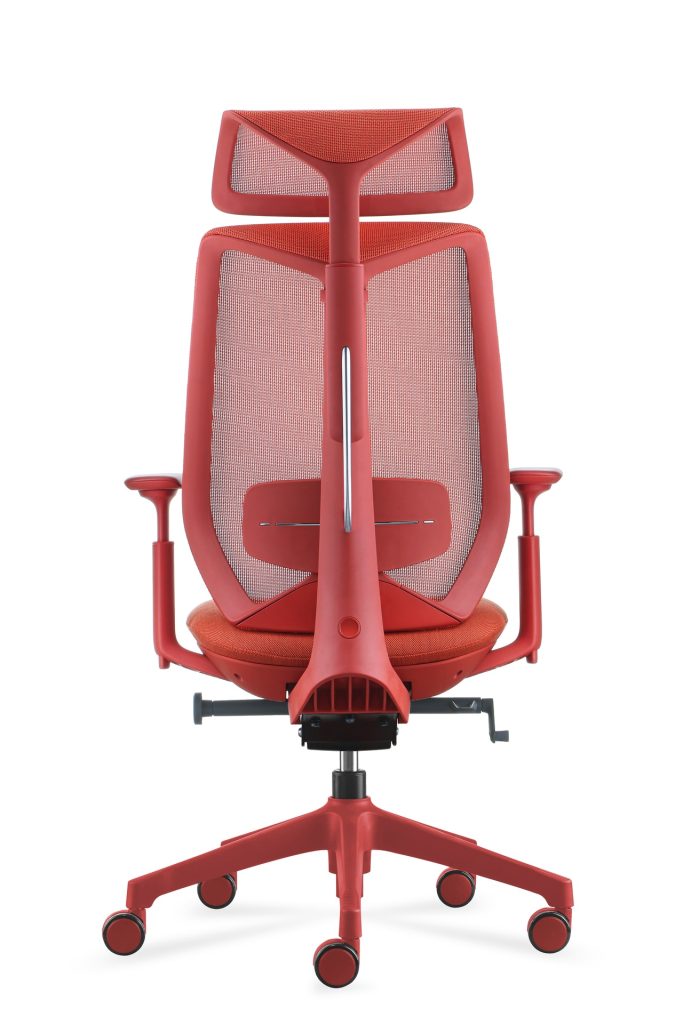SILLAS TITAN HIGH BACK RED FRAME MEDIDA: