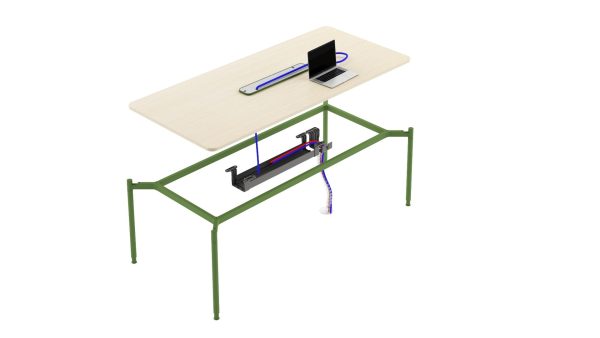 MESAS FLEX MEETING TABLE WHITE MEDIDA:W1800x D800 x H745