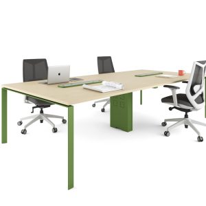 MESAS META MEETING TABLE WHITE MEDIDA:W2400x D1100 x H745