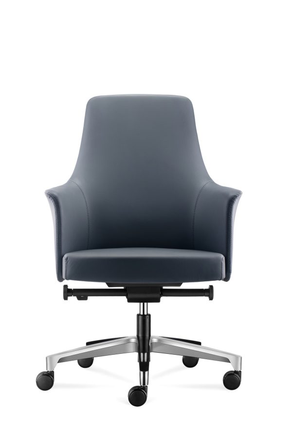 SILLAS Silla Mobinova modelo ACCORD, versión S/CABECERA, acabado PIEL/PU NEGRA · 271-1AML-NB