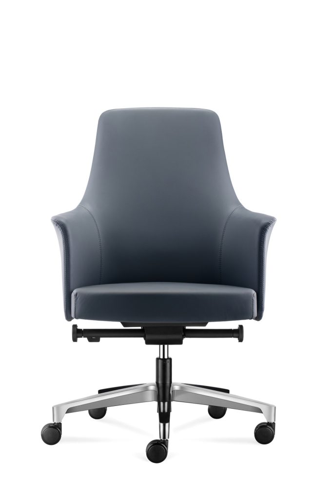 SILLAS Silla Mobinova modelo ACCORD, versión S/CABECERA, acabado PIEL/PU NEGRA · 271-1AML-NB