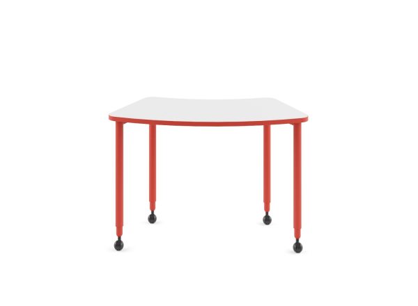 MESAS Mesa Mobinova modelo FLEX, versión TRAINING TABLE, acabado . Medidas: W1110x D560 x H750 · 272-1FT1-RD