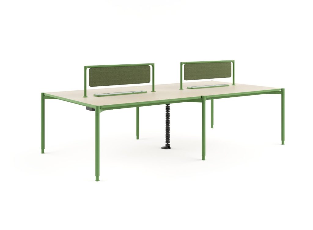 MESAS Mesa Mobinova modelo FLEX, versión WORKSTATIONS, acabado . Medidas: W1500*D1400*H745 · 272-1FW1-GW