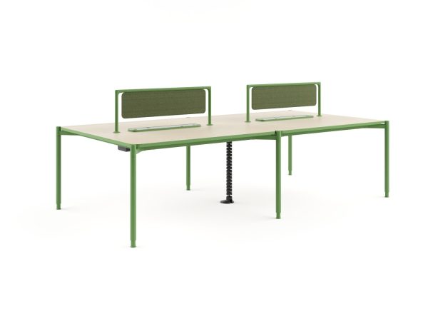 MESAS Mesa Mobinova modelo FLEX, versión WORKSTATIONS, acabado . Medidas: W1500*D1400*H745 · 272-1FW1-GW
